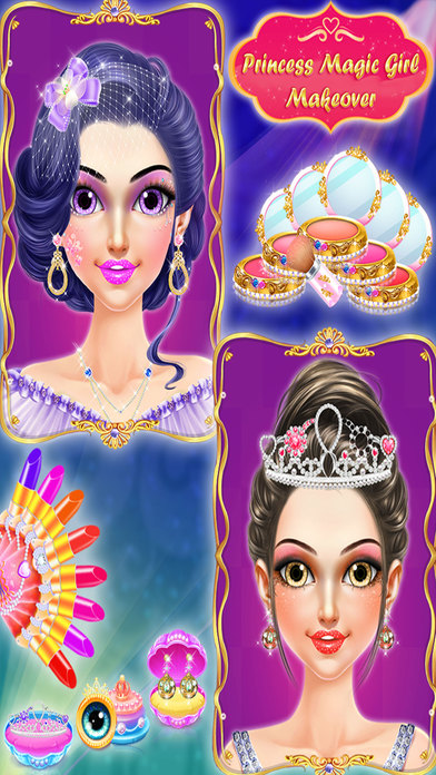 Princess Magic Girl Style Makeup Me screenshot 2