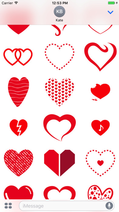 Love Hearts - stickers & emoji screenshot 3