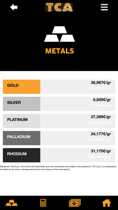 TCA Spa Precious Metals Refining screenshot 3