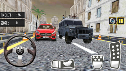 City Traffic Jeep Parking screenshot 4