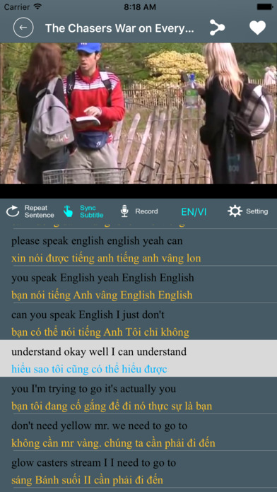 Learn English by Video - iSub screenshot 4