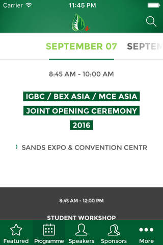 IGBC Conference Singapore screenshot 2