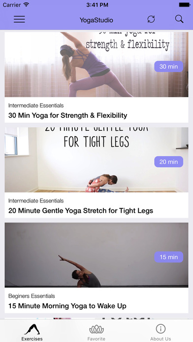 Yoga Studio for Me: Videos & Exercise screenshot 2