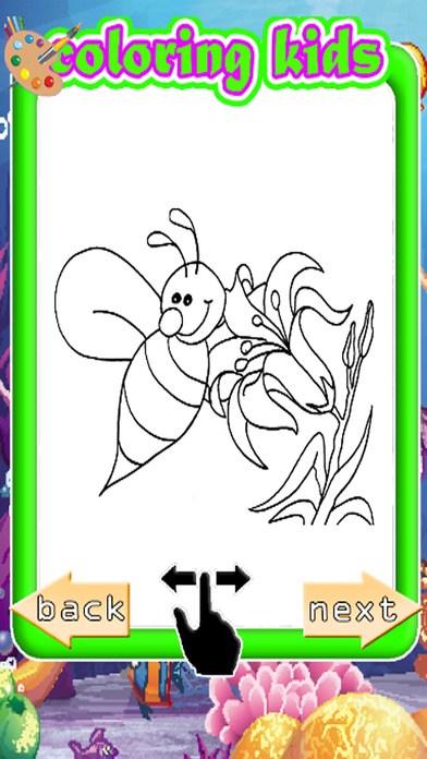 Education Coloring Book Bumble Bee Pages screenshot 2