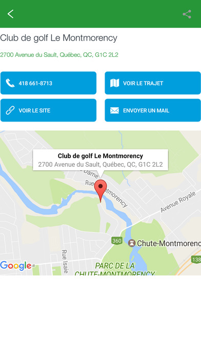 Golf Le Montmorency screenshot 3