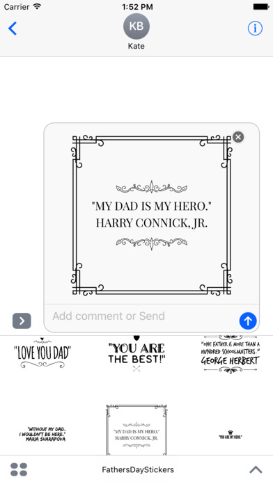 Fathers Day Stickers - Quotes 4 celebrating Daddy screenshot 4