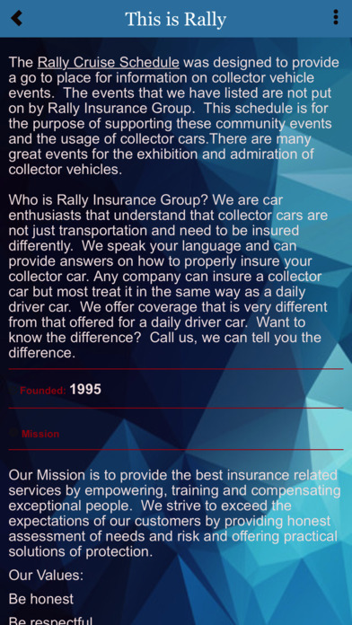 Rally Cruise Schedule screenshot 2