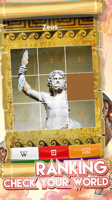 Picture Sliding Quiz Pro for Greek Gods Mythology screenshot 2