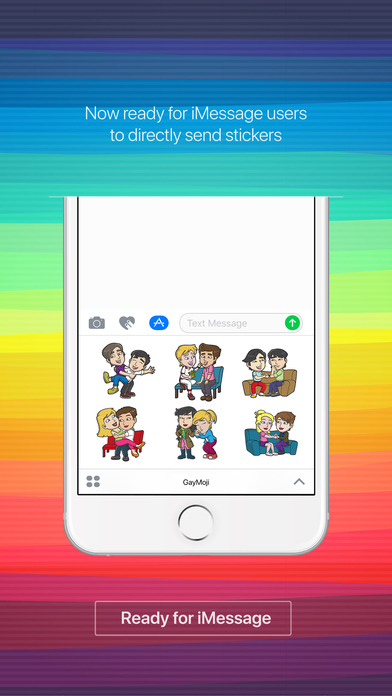 GayMoji - gay emojis keyboard for LGBT community screenshot 3