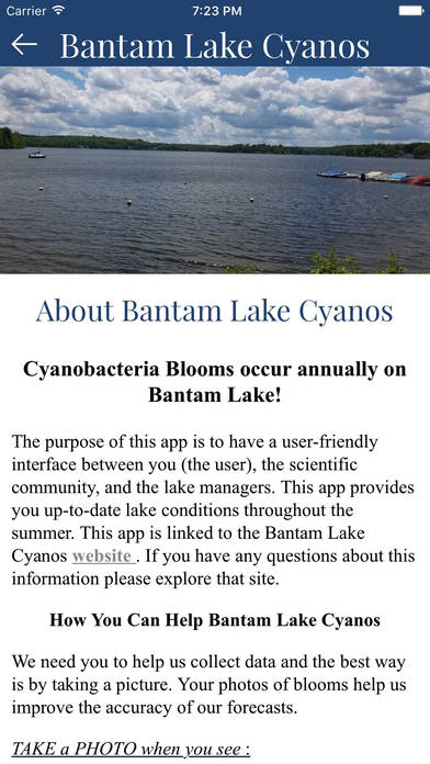 Bantam Lake Cyanos screenshot 2