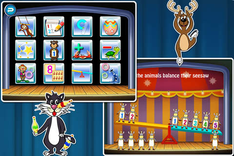 Circus Math School-Preschool Toddler learning game screenshot 2