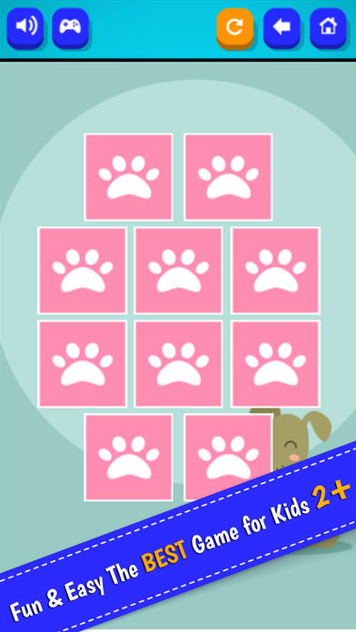 Dogs Puppy Matching Card Game screenshot 2