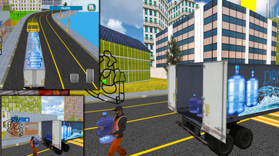 Mineral Water Transporter - Truck Drive Simulator screenshot 3