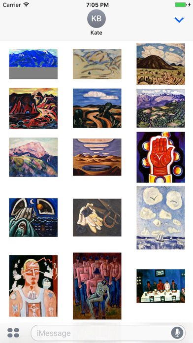 Marsden Hartley Artworks Stickers screenshot 2