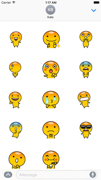 Animated Emoticon Man Emoji Sticker screenshot 2