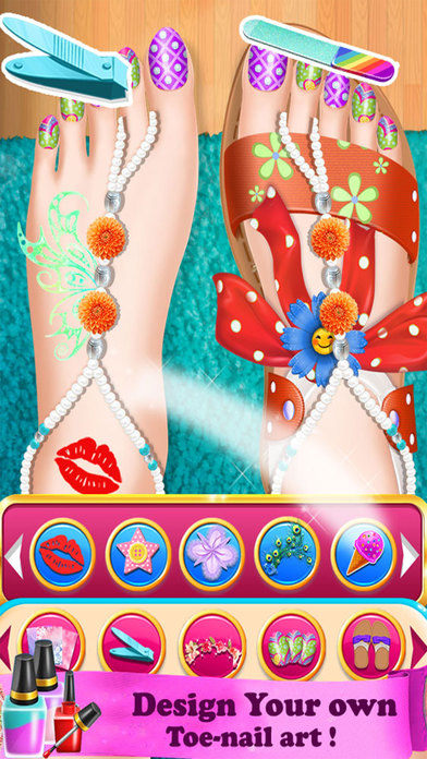 Princess Toe Nail Salon Girl screenshot 3