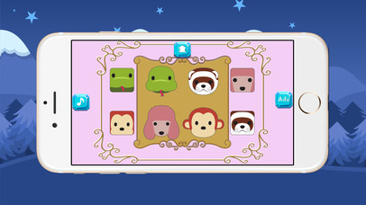 Matching pet face puzzle game - fun for kids screenshot 2