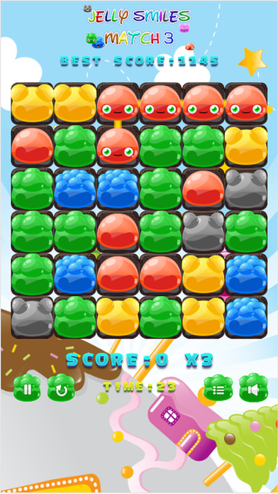 Jelly Smiles Match 3 Games screenshot 4