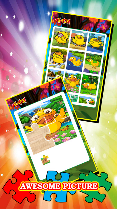 Naughty Baby Ducks Jigsaw Puzzle Game screenshot 2