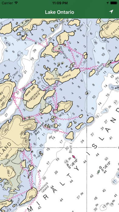 Marine: Lake Ontario offline GPS nautical charts screenshot 4
