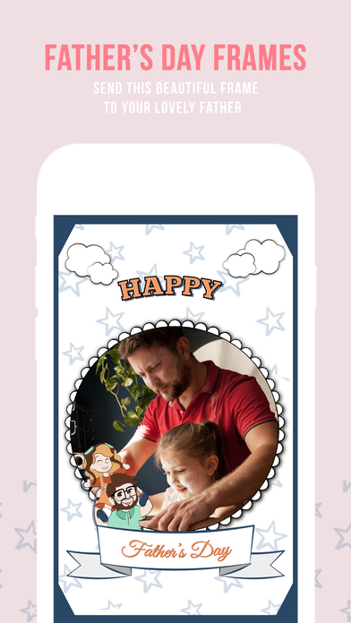 Happy Fathers day photo frame screenshot 2
