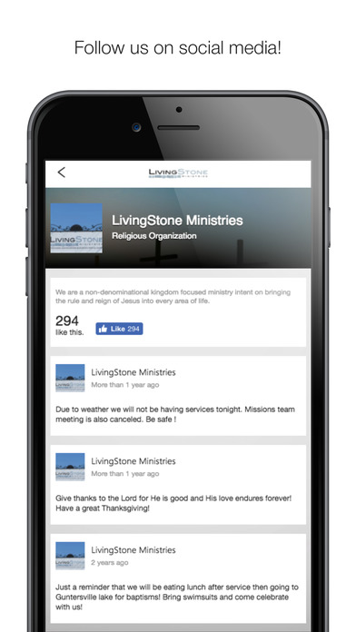 LivingStone Ministries screenshot 2