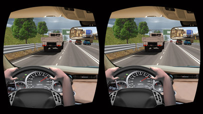 VR Highway Escap Rush pro - Speed Car Driving sim screenshot 2