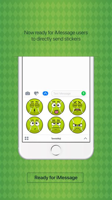 TennisMoji - tennis emoji & stickers keyboard app screenshot 3