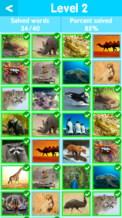 kids pics quiz : animal alphabet learning screenshot 2