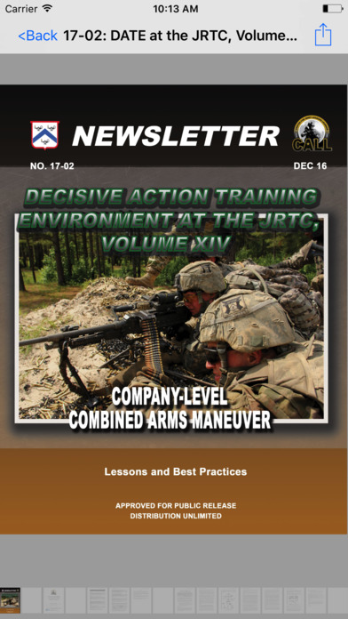 CALL Reader: US Army Lessons and Best Practices screenshot 4