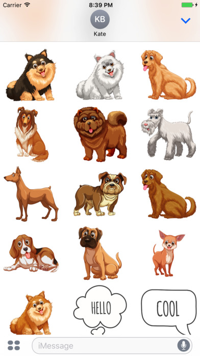 Awesome Dogs Stickers screenshot 2