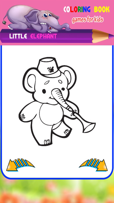 Little Elephants Coloring Book screenshot 2