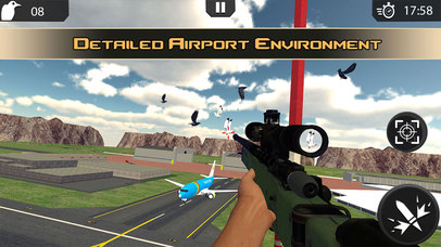 Airport Sniper Birds Shooting 2017 screenshot 2