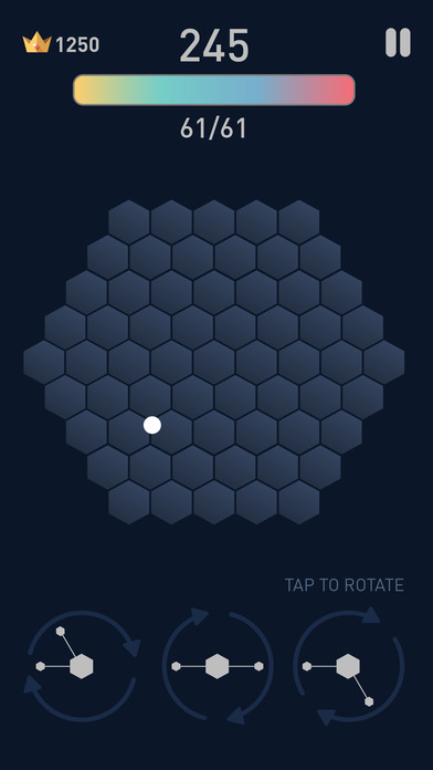 Hexagon Split - A scale hexa brain buster game screenshot 3