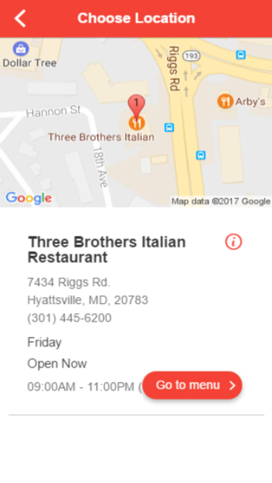 Three Brothers Italian Restaurant screenshot 2