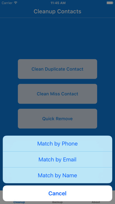 Contacts Cleanup & Address Book Cleaner screenshot 2
