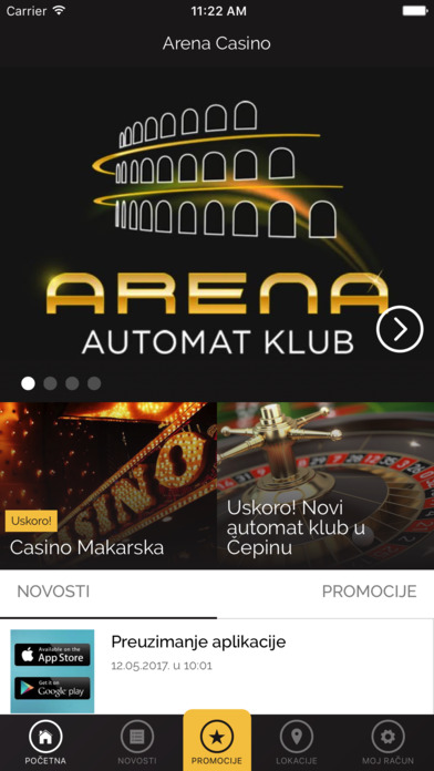 Arena Casino screenshot 2