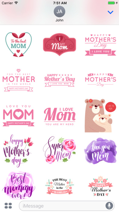 I Love Mom - Mother's Day screenshot 3