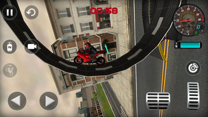 Rooftop Bike Stunts:Crazy Motorcycle Stunt Master screenshot 3