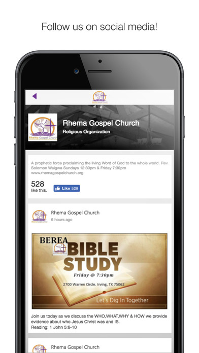 Rhema Gospel Church screenshot 3