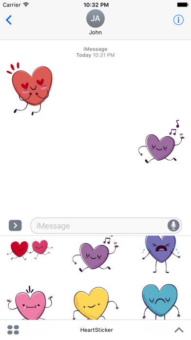Heart Sticker screenshot 2