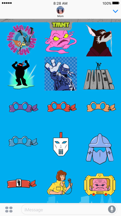TMNT Stickers for iMessage screenshot 2