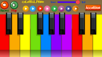 Colorful iPiano screenshot 2