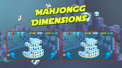 Mahjong 3D Cube Deluxe Game screenshot 2