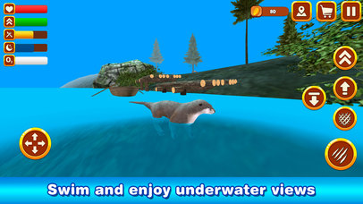 Otter Simulator: Sea Animal Survival 3D screenshot 4