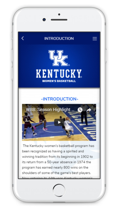 Kentucky WBB Official app screenshot 2
