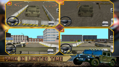 3D Military Jeep Parking Simulator Game screenshot 2