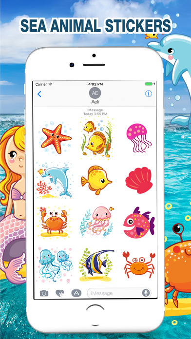 Sea Animal Stickers Pack screenshot 3