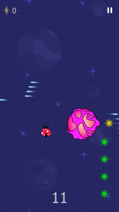 Ladybug Hero Space Adventure Galaxy War screenshot 2