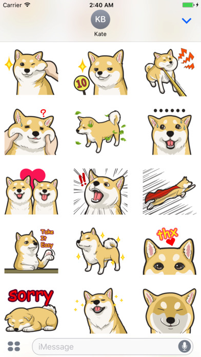 Shiba Dog Stickers screenshot 3